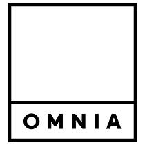 Svart Omnia logo.